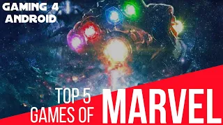 Top 5 Offline High Graphics @marvel  Super Heroes Games for Android