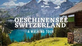 A walking tour to OESCHINENSEE Oeschinensee Switzerland