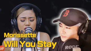 Musician reacts to Morissette performs "Will You Stay" LIVE