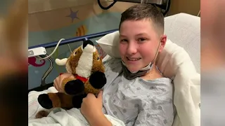 Boy with brain tumor awake during surgery