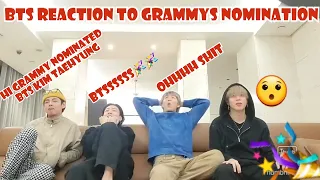 BTS REACTION TO GRAMMY NOMINATION 2021 CONGRATULATION