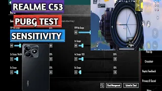 Realme c53 pubg test and sensitivity pubg mobile || Sanan Gaming