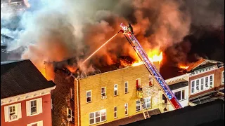 5 Alarm Fire Damages Multiple Businesses & Apartments Displacing 90, Oxford, Pennsylvania - 9.14.23