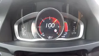 Volvo V60 D4 2.0D 190 HP 0-100 km/h acceleration