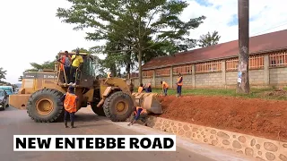 A Ride On The Newly Rehabilitated ENTEBBE ROAD To The Airport