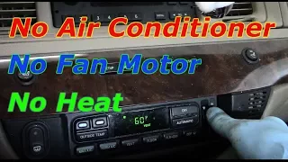 How To Fix No Air Conditioner - No Blower Motor - No Heat