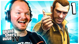 GTA IV | Blind Let's Play [ Part 1 ] - Niko's First Day In Liberty City!