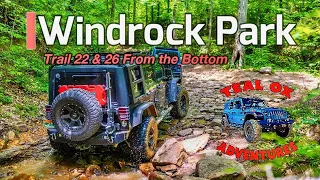 Windrock Trail 22, 26 and 27, a Fun Ride and a Jeep Badge of Honor
