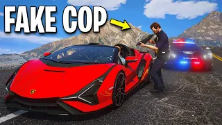 I Spent 24 Hours as a Fake Cop in GTA RP!
