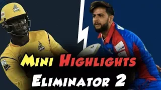 Short Highlights | Karachi Kings Vs Peshawar Zalmi | Eleminator 2 | 21 March | HBL PSL 2018|M1F1