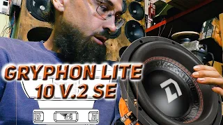 Сабвуфер DL Audio Gryphon Lite 10 V.2 SE с подсветкой логотипа! такого вы ещё не видели!