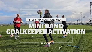 Mini Band Goalkeeper Activation. Goalkeepers Lechia Gdańsk, 31.01.2024