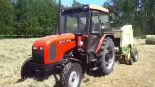 Prasowanie 2014!   Zetor 7320 + Krone KR 130 [HD]