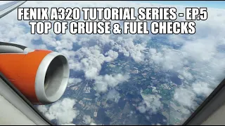 FENIX A320 - Cruise & Fuel Checks | Tutorial Series Part 5