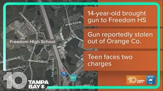 Teen arrested for bringing gun to Freedom High School