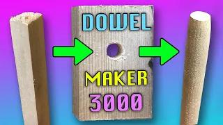 How To Make Dowels - Simple & Quick Dowel Maker