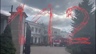 В Барвихе горит особняк губернатора Подмосковья Андрея Воробьева. Наверное губер курил:-)