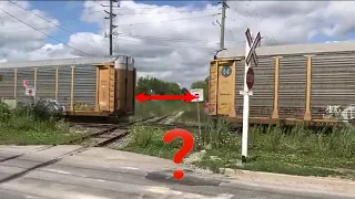 Trains That Have Unhooked Railway Cars Compilation #1