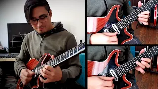 Lazing on a Sunday Afternoon Queen/Brian May Cover | 3 Part Harmonies Guitar Solo by Dani Marcos