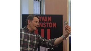 Bryan Cranston Signs Autographs and Takes Selfies with Fans in NYC