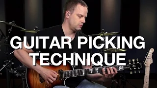 Basic Guitar Picking Technique - Lead Guitar Lesson #2