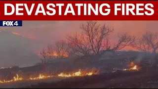 Texas Panhandle Wildfires: Winds hurt firefighting efforts, North Texas crews provide assistance