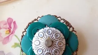 Create an Elegant Button Brooch - DIY Style - Guidecentral