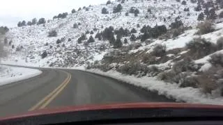 Creepy/beautiful drive up Six Mile Canyon Road