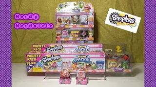 Opening Shopkins Mini Packs! Collector's Edition (Season 10?) - blind bag toys