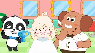 Baby Panda Hairdresser | Hair Cutting | Haircut | Good Habits | BabyBus - Kids Songs and Cartoons