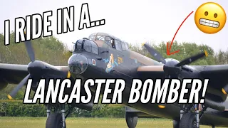 I RIDE IN A LANCASTER BOMBER! | NX611 Just Jane @ East Kirkby