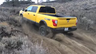 2016 Nissan Titan XD Cummins Diesel hill climb