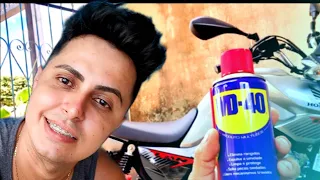 COMO USAR WD40 NA MOTO!