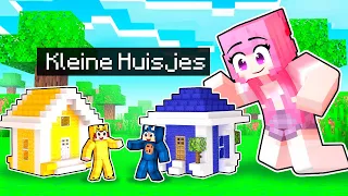 Dennus vs Sam KLEIN Huis BATTLE In Minecraft!