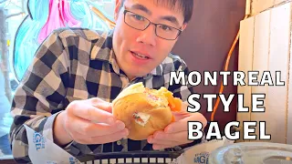 New Yorker Eats Montreal Style Bagel at St-Viateur Bagel