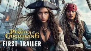 Pirates of the Caribbean 6 : Beyond the Horizon - First Trailer 2024 HD -  Jenna Ortega, Johnny Depp