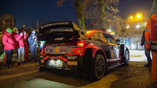 WRC Rally Monza 2021 WARMING UP TIRES / START AT NIGHT