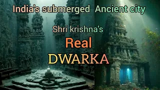 DWARKA krishna 's ancient city under ocean🍃|real/rare images🥺#dwarka#krishna#viral