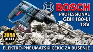 Bosch GBH 180-LI Akumulatorska Udarna Bušilica za Beton - Elektropneumatski Čekić 18V 2J Brushless