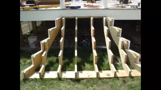 building deck stairs
