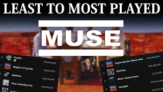 All MUSE Songs LEAST TO MOST PLAYS [2022]