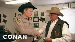 Conan Becomes A Texas Deputy, Part 1 | CONAN on TBS