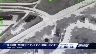 Martin County Sheriff's Office explains why they chase and why they don't