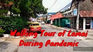Walking Tour of Lamai During Pandemic in Koh Samui Thailand