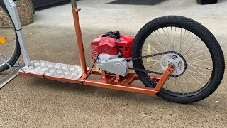 Build an Motorized Scooter 40km /h at Home