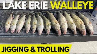 WALLEYE LIMITS On Lake Erie! | Spring Walleye Fishing