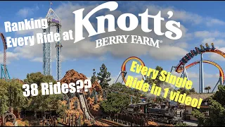 Ranking EVERY Single Ride at Knott's Berry Farm in 2022!