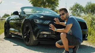 Ford Mustang, cer liber, distracție și mult plastic