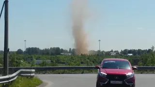 Смерч в Петербурге 14.06.2018