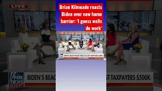 Kilmeade bulldozes Biden’s wall of hypocrisy #shorts #shortsvideo #shortsfeed